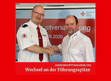 Foto (v.l.): Philipp Lütke (ehem. Vorsitzender), Burkhard Menzel (neuer Vorsitzender)